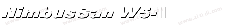 NimbusSan W5字体转换